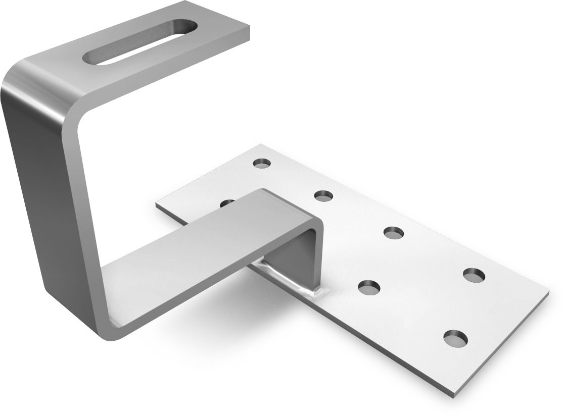 20St. K2 Systems 1001508 Dachhaken für Pfannenziegel 25St. K2 Systems 1000653 Dachhaken für Pfannenziegel