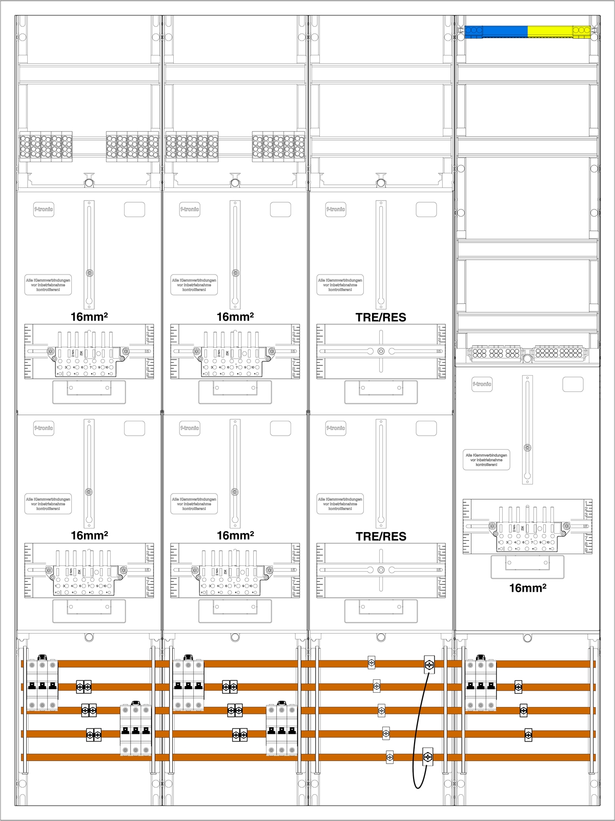 1St. F-Tronic ZL442-3-L116-40 ZL442-3-L116-40 - 5Z2R1V, mit ABB Vorautomaten 7199082