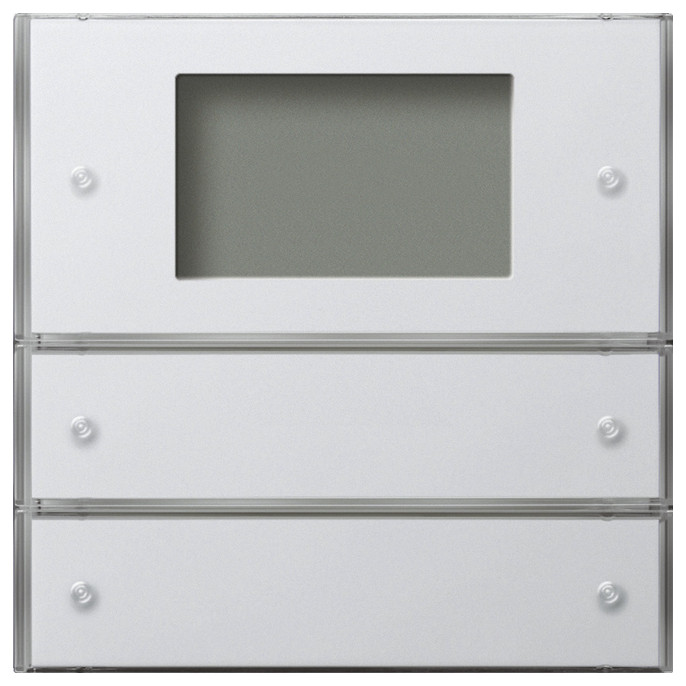 1St. Gira 2042112 Tastsensor 3 Plus 2fach Flächenschalter Reinweiß