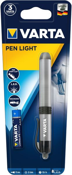 1St. Varta LED Taschenlampe 16611101421 Penlight 1xAAA inkl.