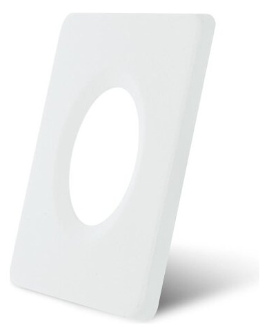 1St. DOTLUX Zierring eckig weiß matt 5252 f.MULTISCREW