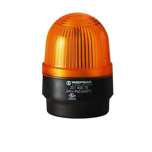 1St. Werma LED-Dauerleuchte BM 20130075 24VAC/DC gelb Bodenmontage