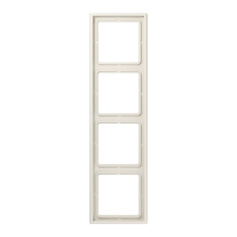 1St. Jung LS984W Rahmen 4fach für waagerechte und senkrechte Kombination LS 984 W