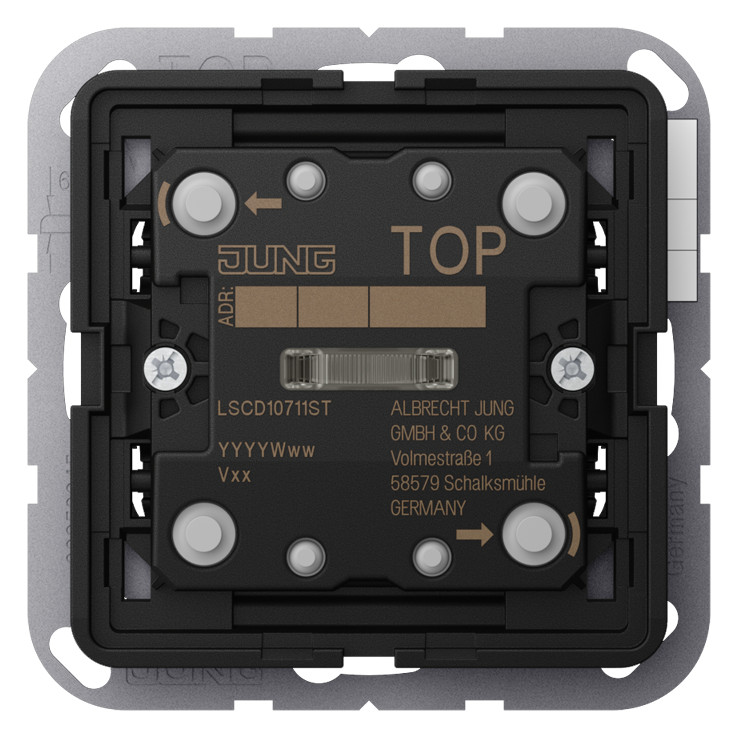 1St. Jung LS CD 10711 ST KNX Taster Standard 1fach, Serie CD/LS,I