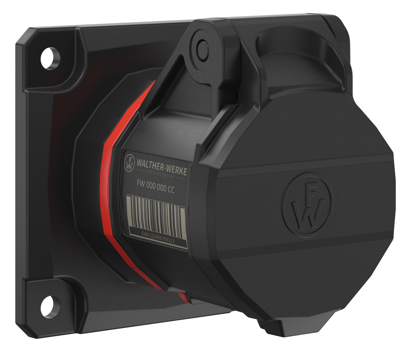 1St. Walther FW410506SK CEE NEO Anbaudose gerade 16A 5P 6h IP54