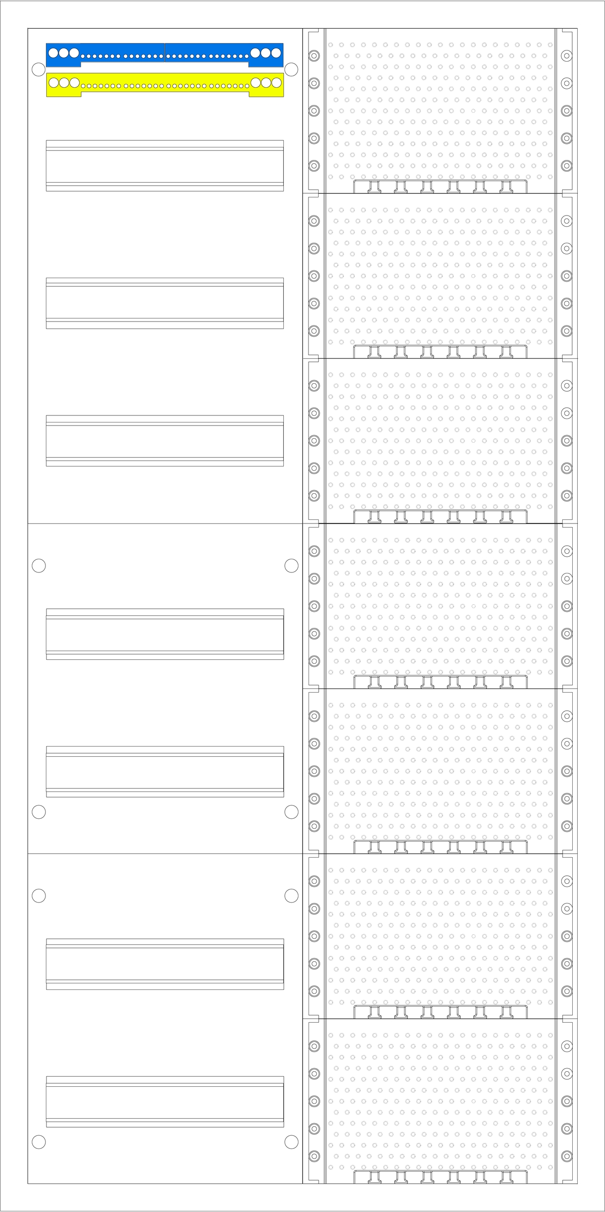 1St. F-Tronic VS2-7-M1 AP Medienverteiler VS2-7-M1, 2-feldrig, 7r, mit MVAP1 7110289
