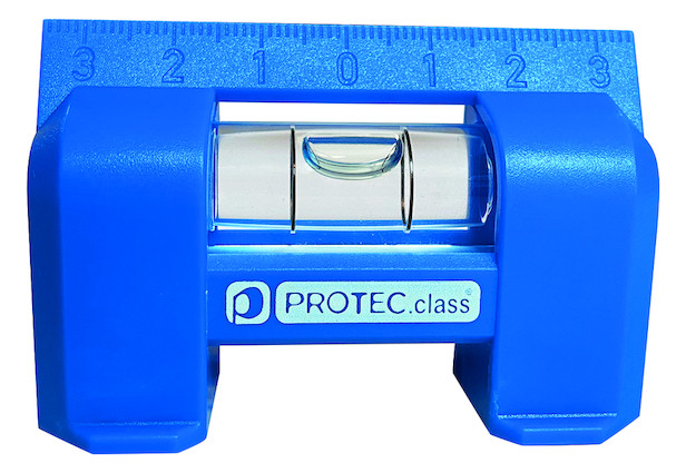 1St. PROTEC.CLASS PSWB Steckdosen-Wasserwaage, blau