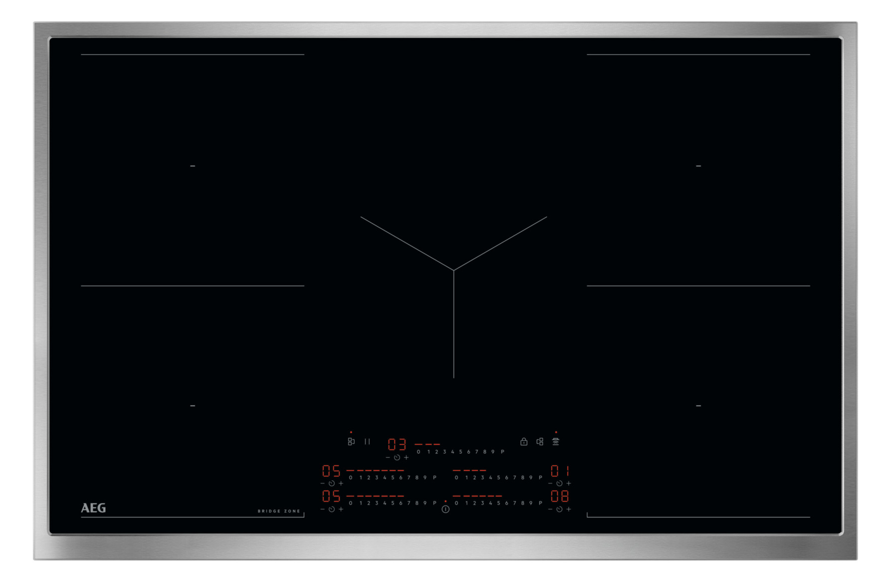 1St. AEG TK85IM0CRB Kochfeld autark Induktion