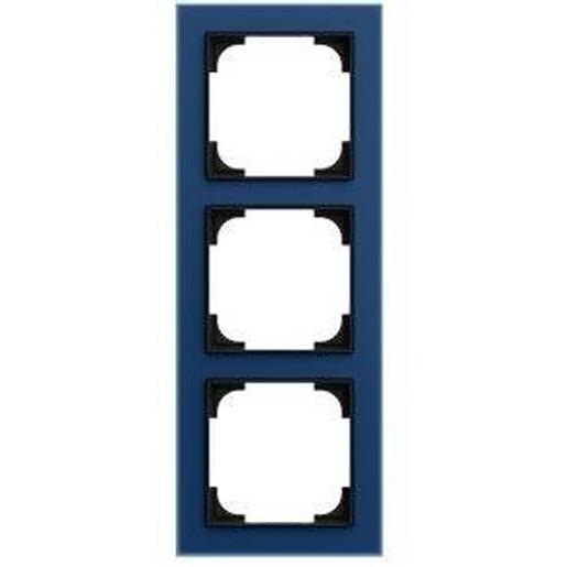 1St. Busch-Jaeger 1723-4028 Rahmen 3-fach Glas blau