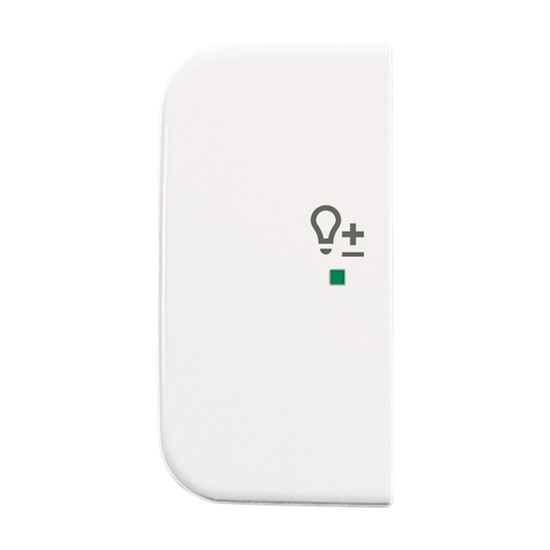1St. Busch-Jaeger 6234-21-214 Wippe, 2-fach links, mit Symbol Dimmer Busch-free@home alpinweiß