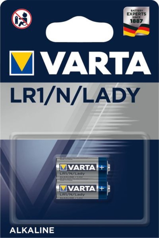 1St. Varta 04001 101 402 Batterien 4001 Lady LR1 Blister 2