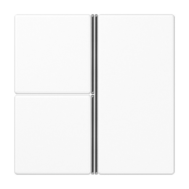 1St. Jung A403TSAWW Tastensatz komplett 3fach Alpinweiß A 403 TSA WW