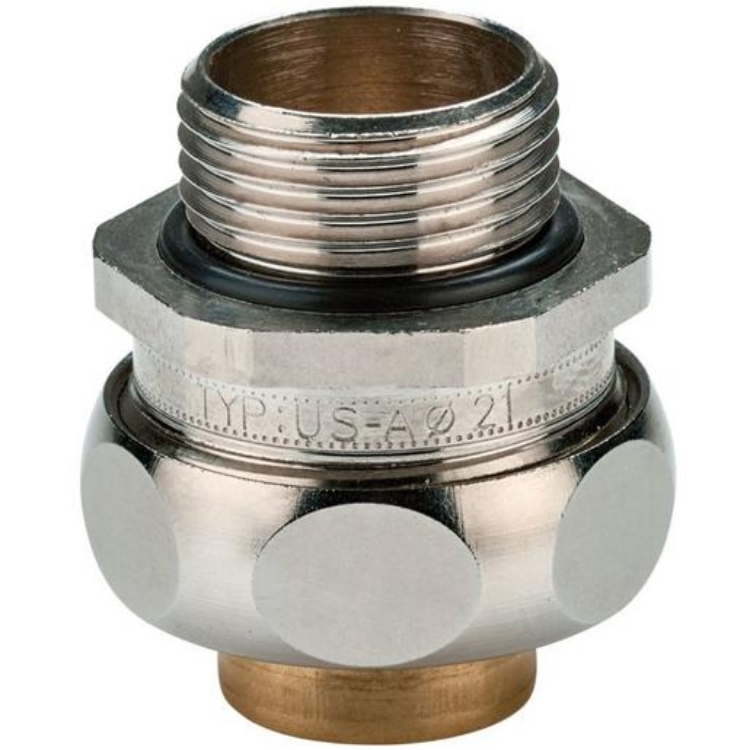 25St. FLEXA US-P, AD36-PG29 Metallverschraubung gerade, PG Außengewi