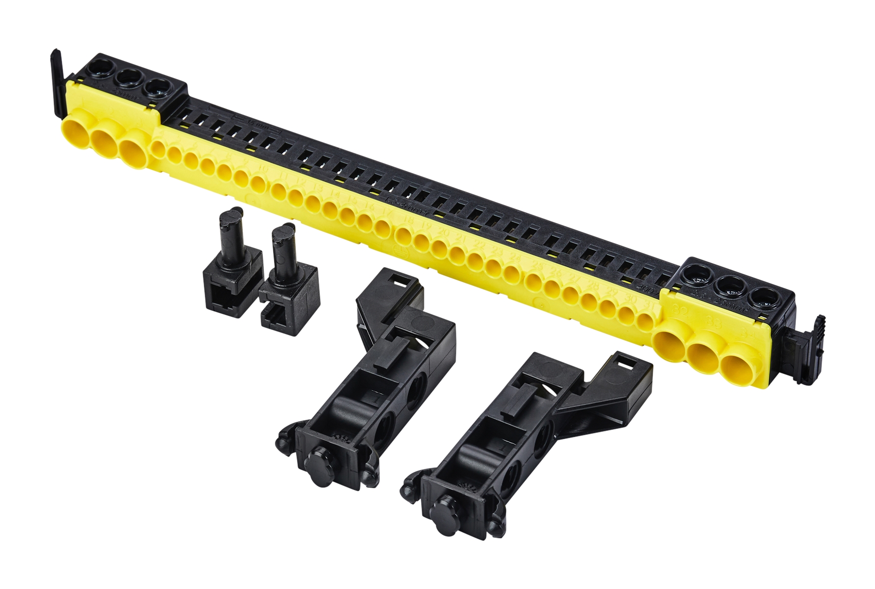 1St. F-Tronic ZSSKPE34 Steckklemme ZSSKPE34, 6x schraubbar bis 25mm², 28x steckbar bis 4mm² 7111101