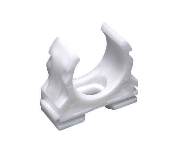 50St. Fränkische 22572032 Kunststoff Klemmschelle clipfix-UV 32 weiss clipfix-UV 32 weiß
