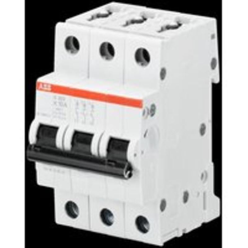 1St. ABB S203-K10 2CDS253001R0427 Sicherungsautomat K-Char.,6kA,10A,3P