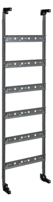 1St. Hager UN06GN EBS, univers FW, mit Hutschienen, 900x250mm