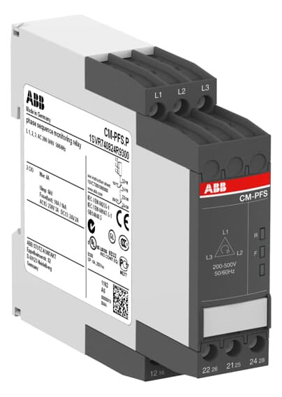 1St. ABB CM-PFS.P, Dreiphasenüberwachungsrelais 2W 1SVR740824R9300 1St. ABB CM-PFS.P, Dreiphasenüberwachungsrelais 2W 1SVR740824R9300