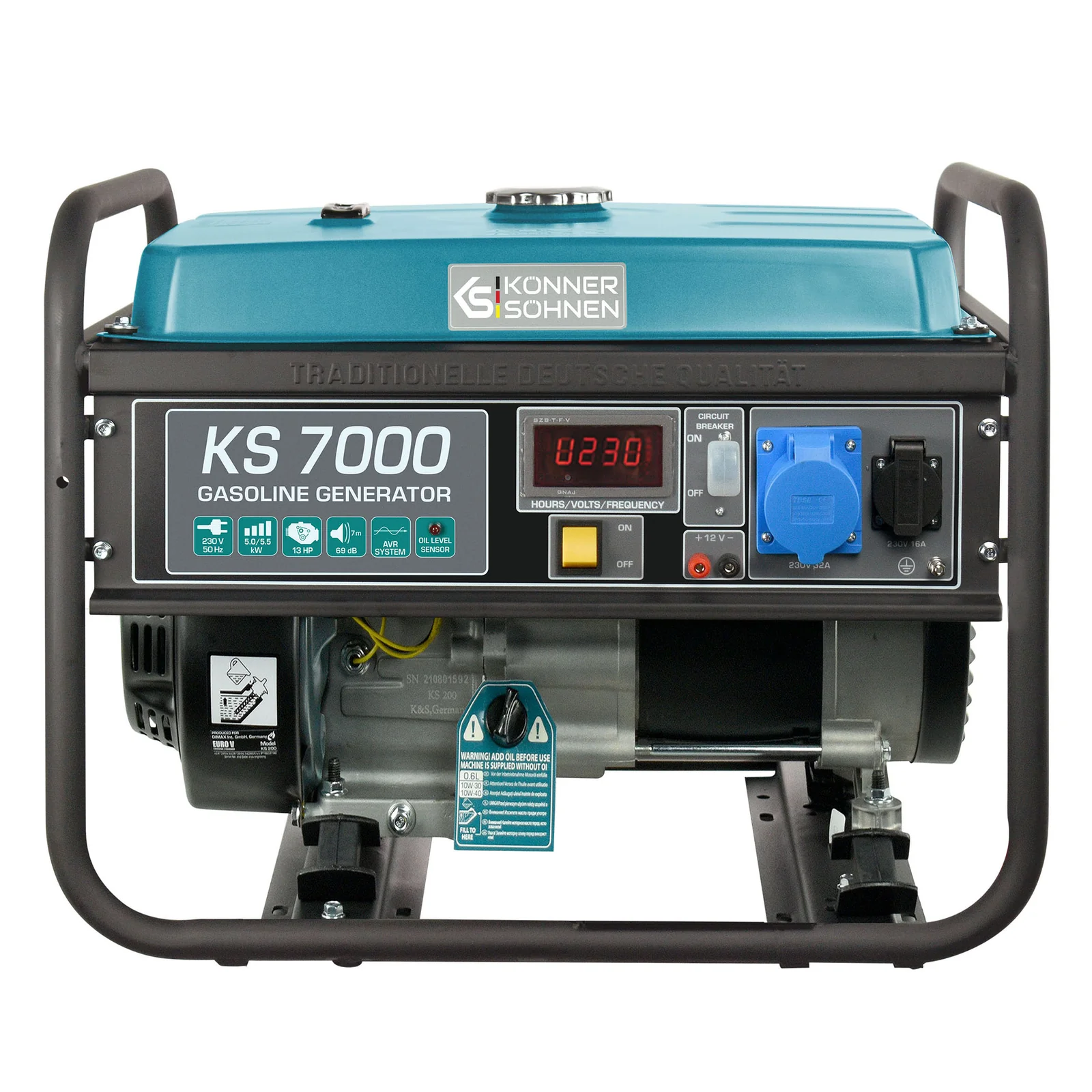 1St. Könner & Söhnen KS7000 Benzin-Generator KS 7000 1St. Könner & Söhnen KS7000 Benzin-Generator KS 7000