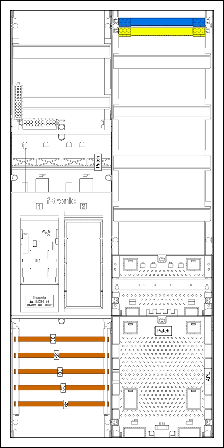 1St. F-Tronic EHZ721APZRFZ EHZ721APZRFZ, 1 ZP, DS, 1 R, 1 VAPZRFZ inkl. APL, 2 PPV, 1 PL150 7195163