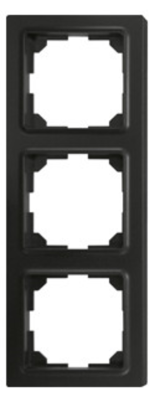1St. Eltako 3-fach-Rahmen 55x55mm R3UE55-am innen anthrazit matt 30055748