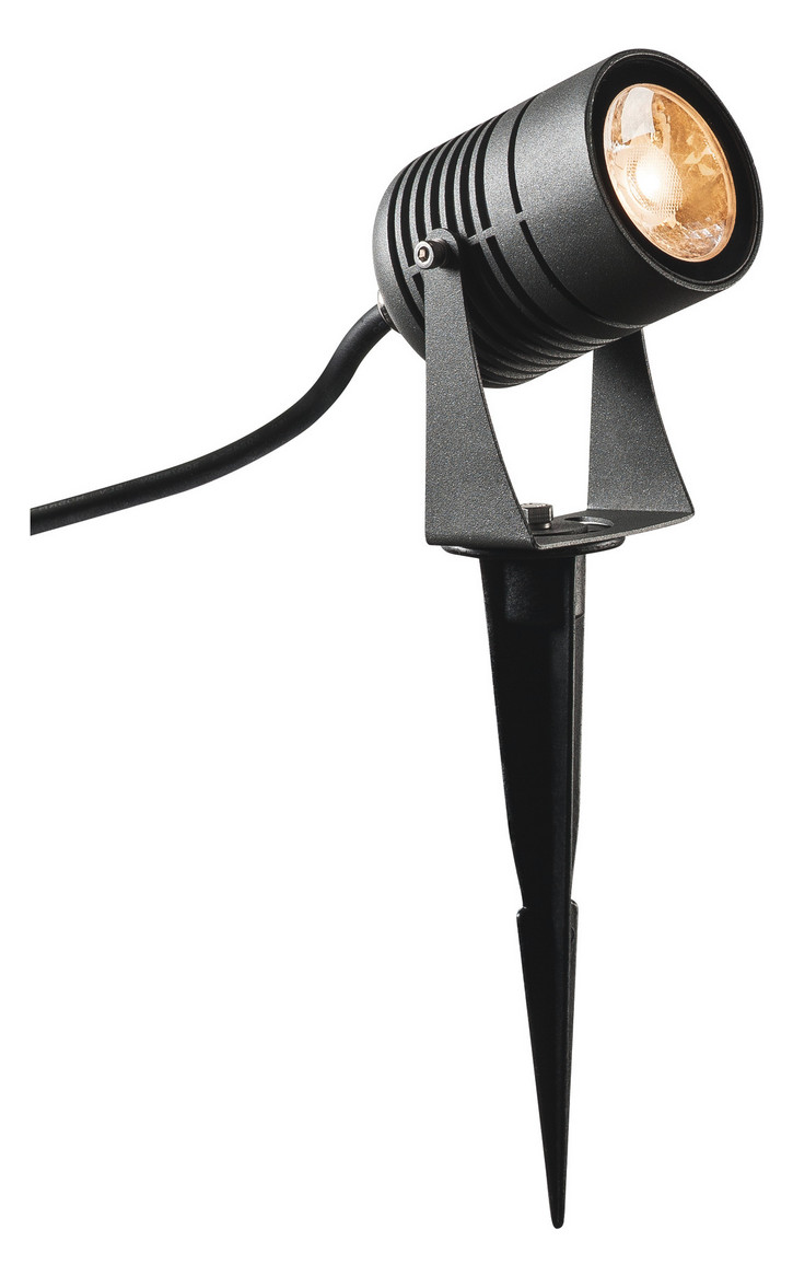 1St. SLV 1002201 LED SPIKE, LED Outdoor Erdspießleuchte, anthrazit, IP55, 3000K
