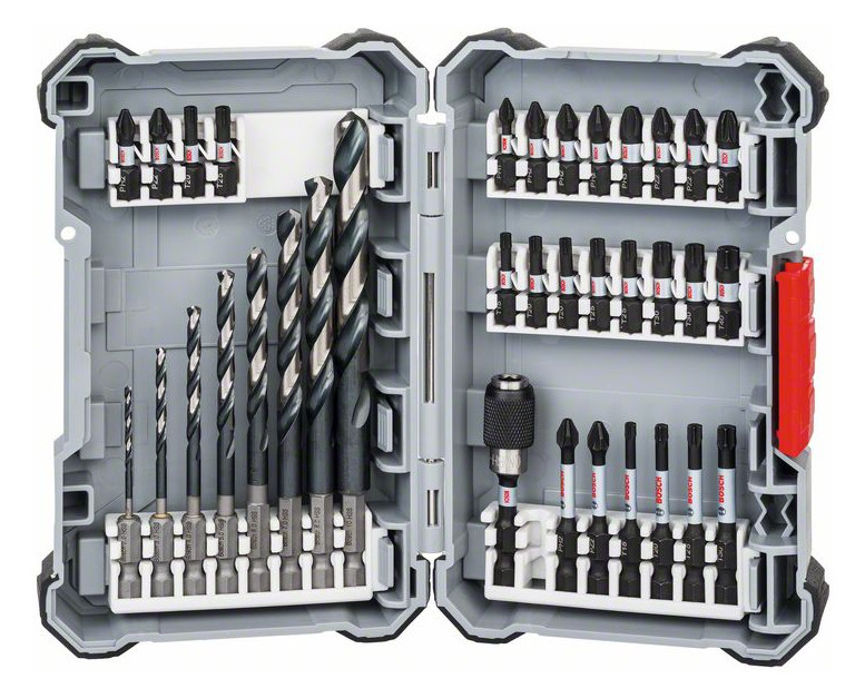 6St. Bosch Bohrer-u.Schrauberbit- 2608577148 Set Impact Control HSS 35tlg