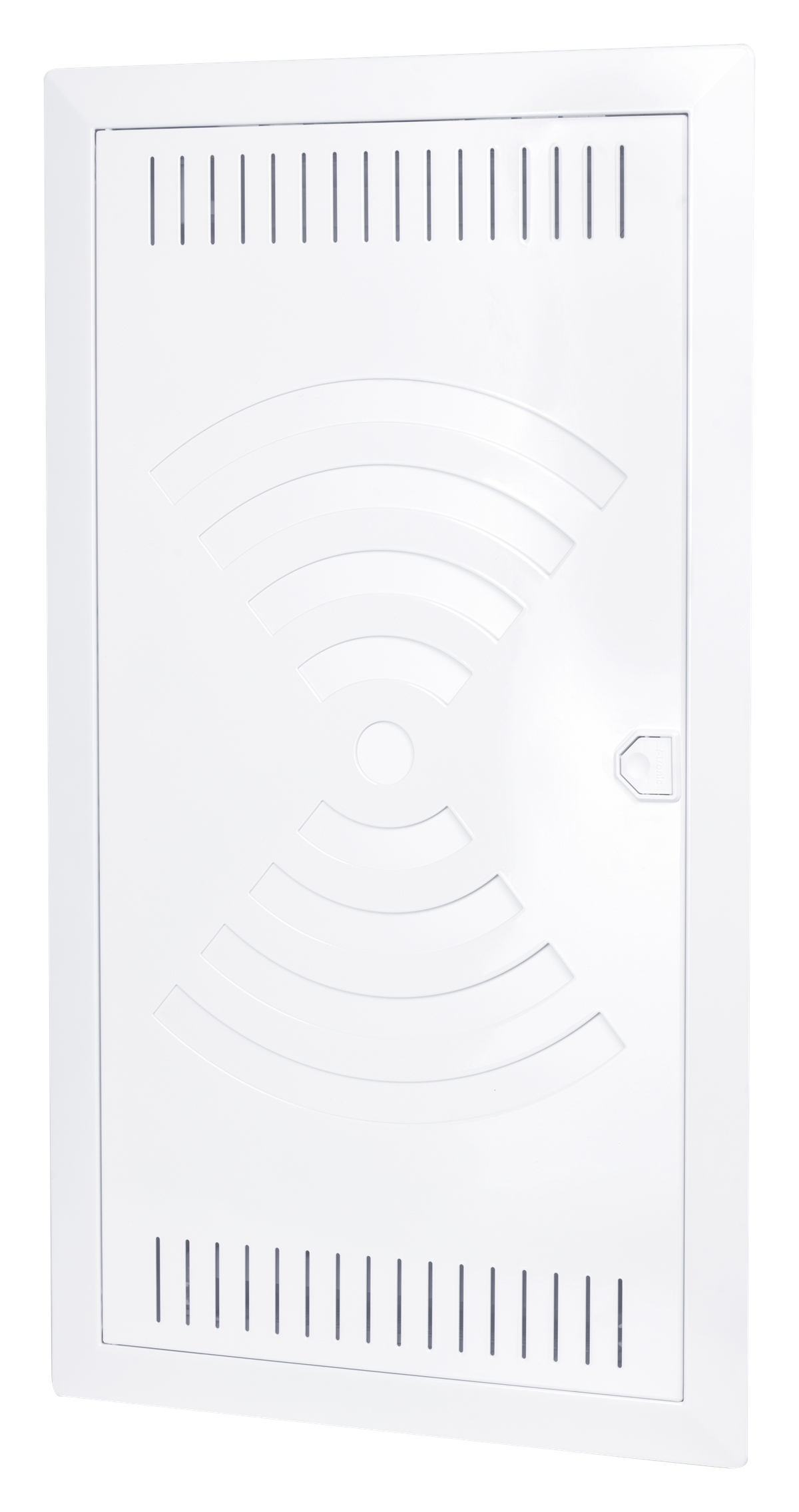 1St. F-Tronic JUMBO36KW HW/UP Kommunikationsvert. 3r., Jumbo36KW, mit W-LAN Tür, Patchfeld, Steckdose 3-fach 7250064