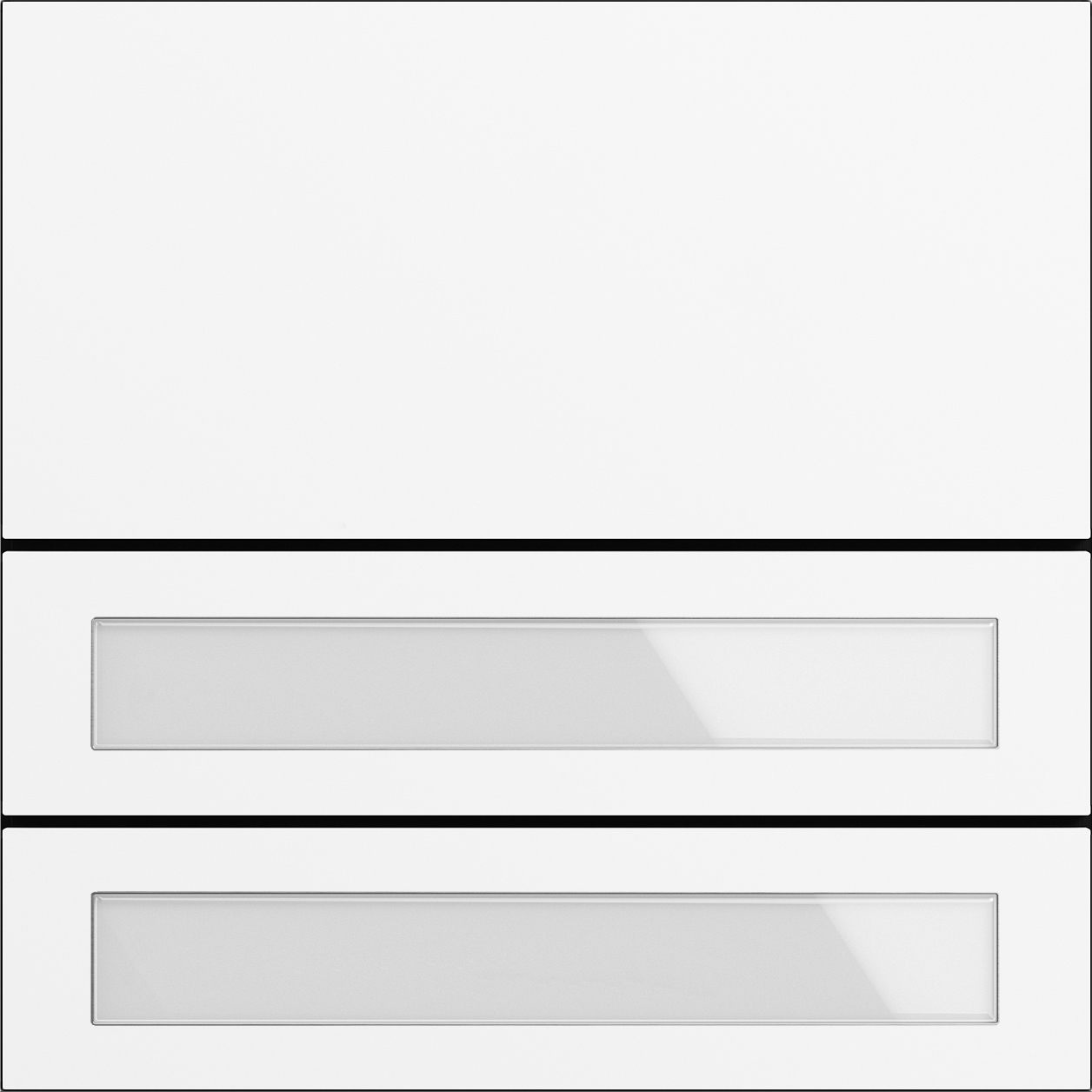 1St. Gira 5532902 Ruftastenmodul 2fach System 106 Verkehrsweiß(lack.)