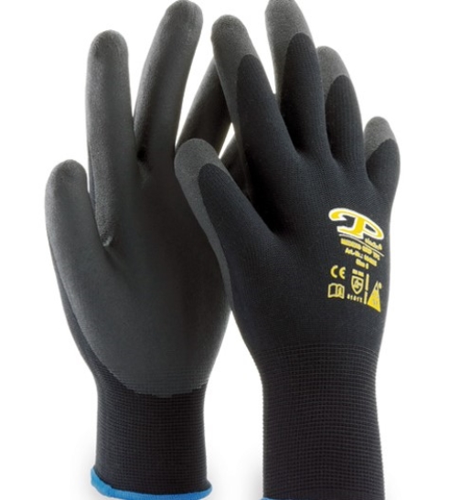 1St. Safet Medex 494825 TFC Polyamidhandschuh Gr. 9, schwarz, 5-Finger