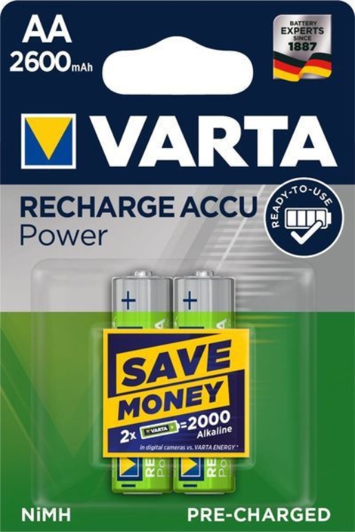 10St. Varta Professional Accu 05716101402 Ready2Use AA Mignon 2er Blister