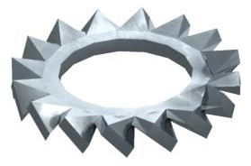 100St. OBO Bettermann 3404064 Fächerscheibe M6, St, G SWS M6 G