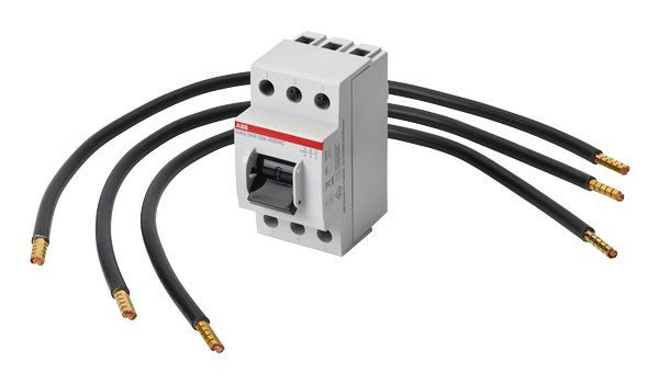1St. F-Tronic VS450PV16 Verdrahtungssatz PV 16mm², l=450 mm, mit Hauptschalter, L1-L2-L3 (sw-sw-sw) 7110216