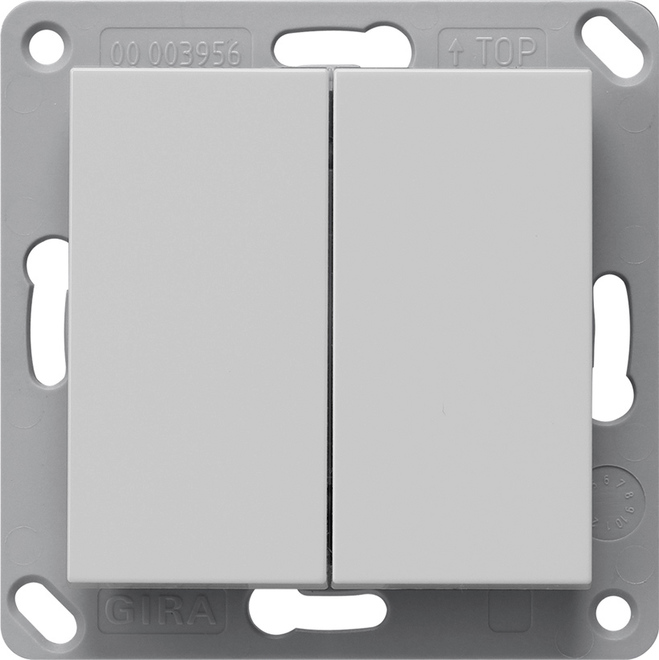 1St. Gira 5178015 RF Wandsender 2fach für KNX Grau matt