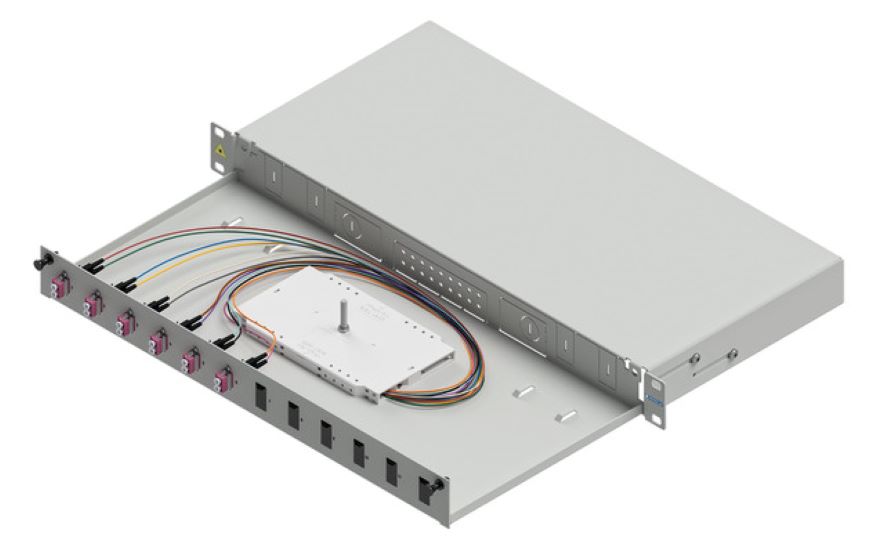 1St. Protec.net PSB6OM4 LWL Spleissbox 6x LC-D OM4