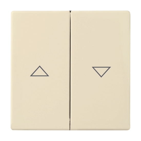 1St. Busch-Jaeger 1785 JA-82 Wippe, mit Aufdruck Busch-dynasty elfenbeinweiß