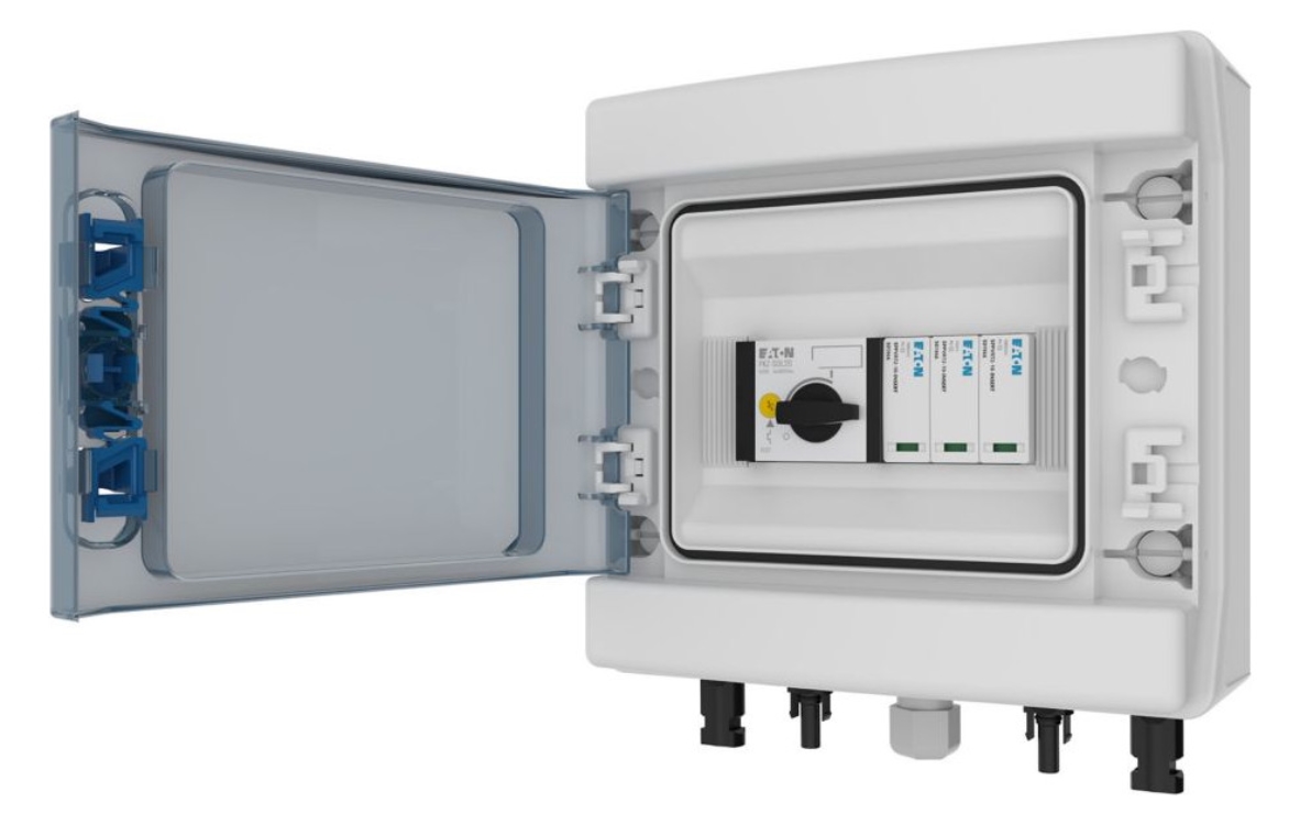 1St. Eaton IKA-SOL20-X11-PKZ-T2 IKA-SOL20-X11-PKZ-T2-1/8-MC4-A PV Stringbox
