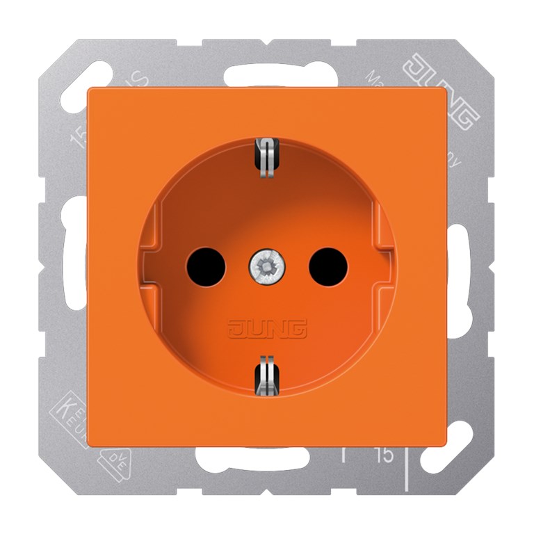 1St. Jung A1520BFO Schuko-Steckdose 16A 250V bruchsicher A 1520 BF O 1St. Jung A1520BFO Steckdose 16A 250V bruchsicher A 1520 BF O...