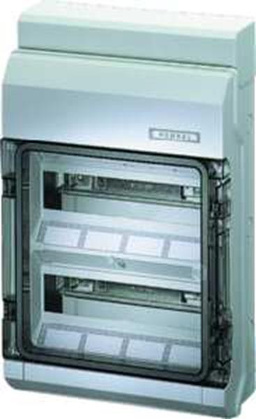 1St. Hensel KV PC 9224 KV 90-Automatengehäuse Polycarbonat 24 Teilungseinheiten (2x12x18 mm) IP 65 61001105 KVPC9224