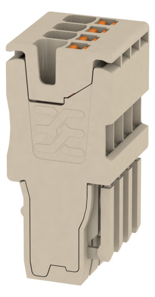 100St. Weidmüller APG 1.5/4 Stecker (Klemmen), PUSH IN, 1.5 mm2, 500