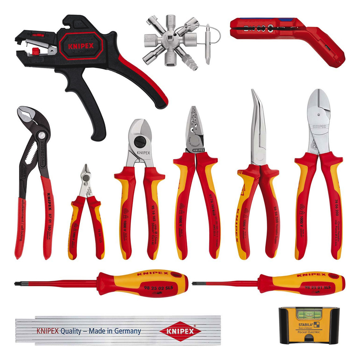 1St. Knipex Erweiterungsset Elektro 2 Set 13-tlg.