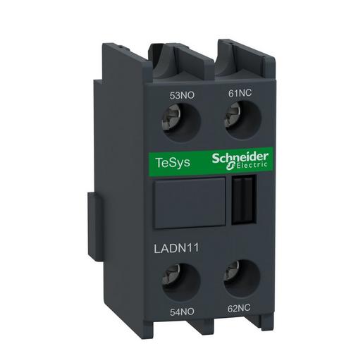 1St. Schneider Electric LADN11 Hilfsschalterblock, 1S+1Ö, Schraubanschluss