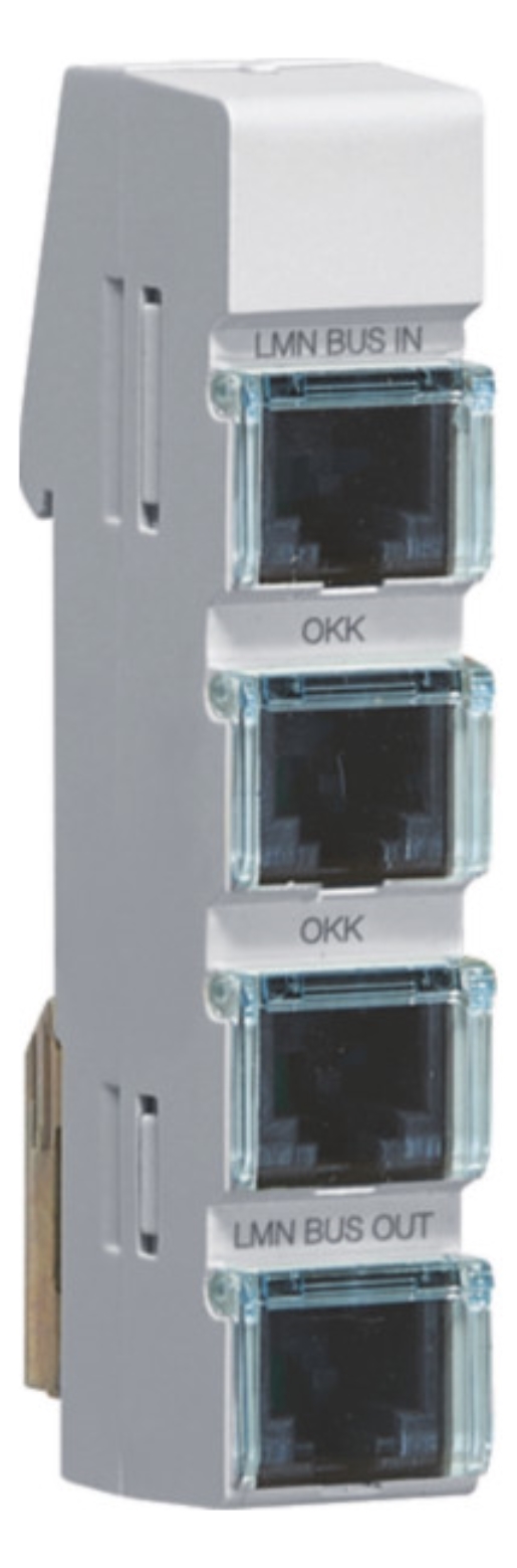 1St. Hager ZZ12LMN04P LMN-Modul 4x RJ12-Buchsen passiv 1PLE