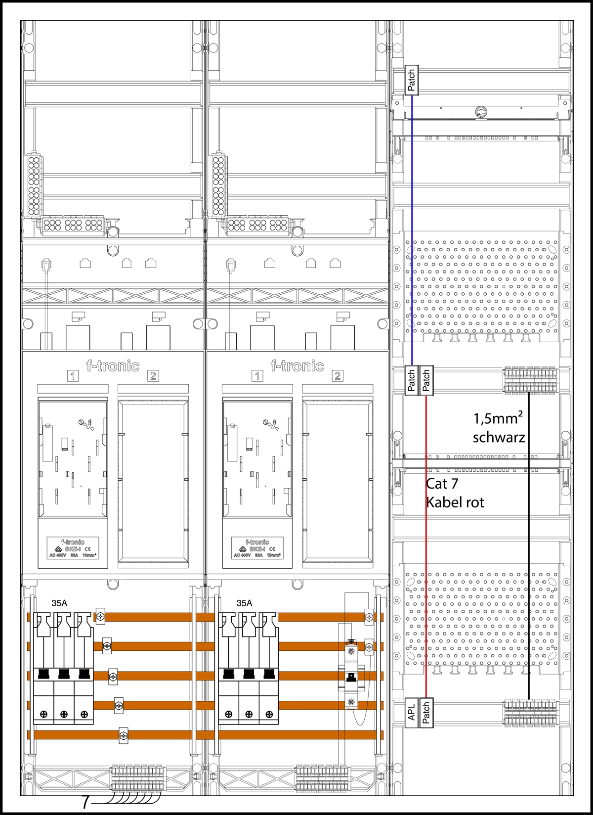 1St. F-Tronic EHZ732APZSWM35B10 EHZ732APZSWM35B10, 2ZP DS, 2R, 1 VAPZ-SWM inkl. APL, SLS 35A, SPVGB10, S1 7195649