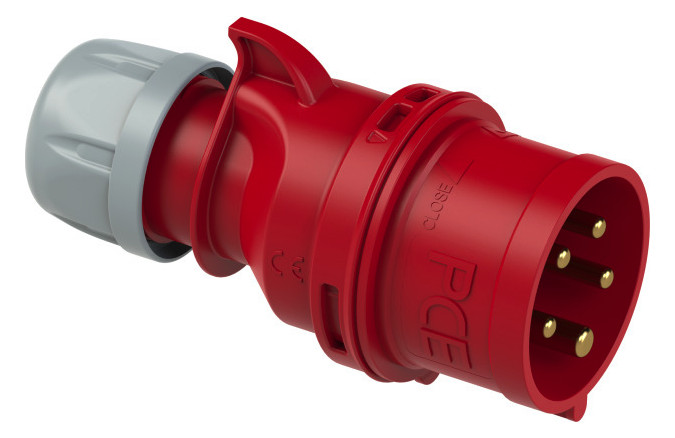 1St. PCE 025-6 Stecker 32A 5p 6h SHARK