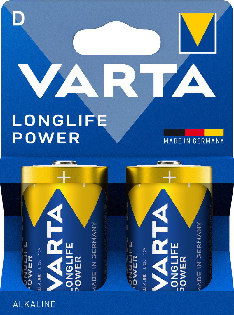1St. Varta  4920 Longlife Power Mono D Blister 2