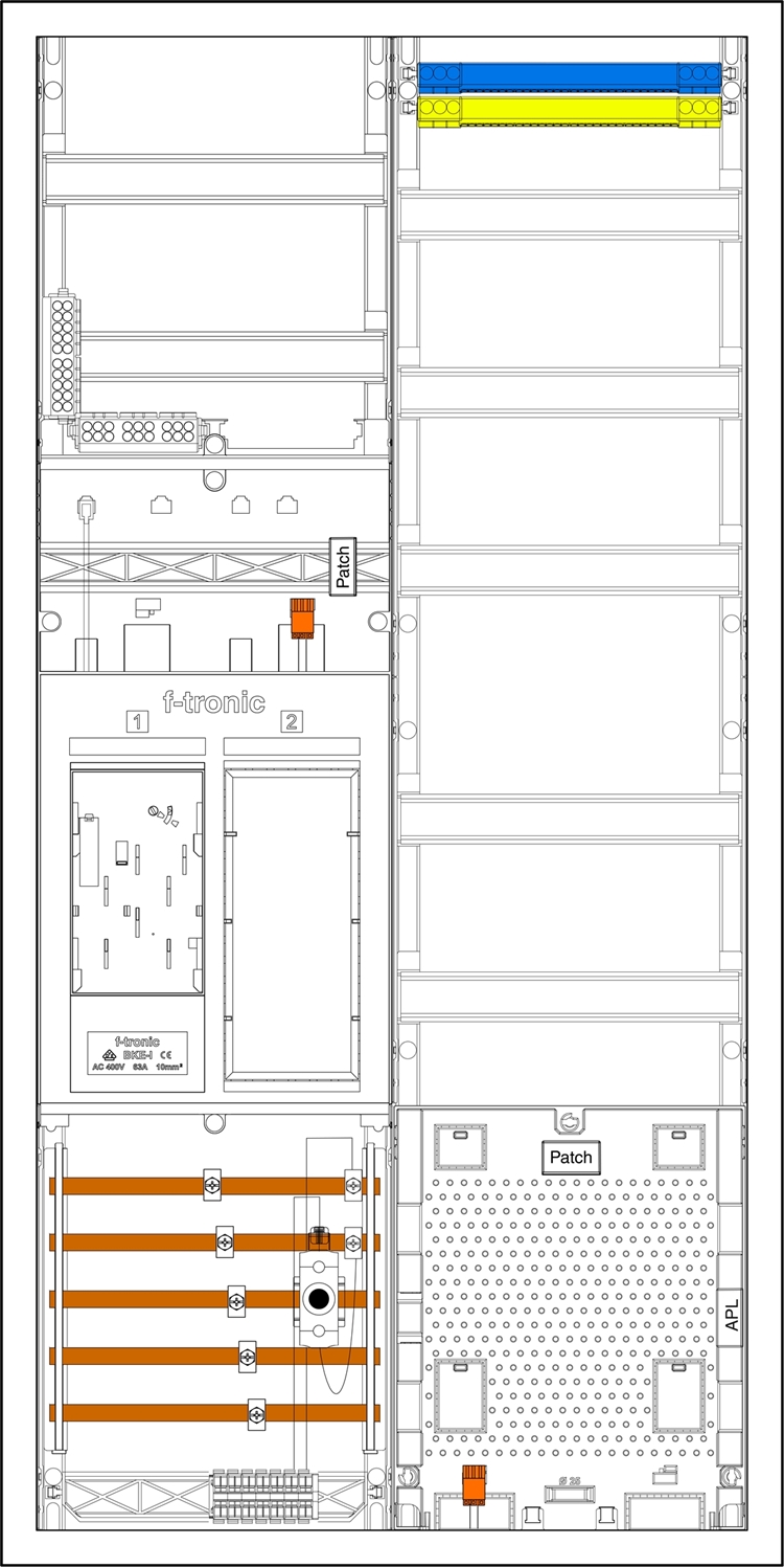 1St. F-Tronic EHZ721APZD01 EHZ721APZD01, 1 ZP, DS, 1 R, 1 VAPZ inkl. APL,SPVGD01,2 PPV, 1 PL150 7195099