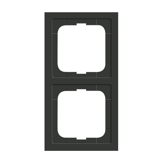 1St. Busch-Jaeger 1722-181K future linear-2-fach Rahmen future linear anthrazit