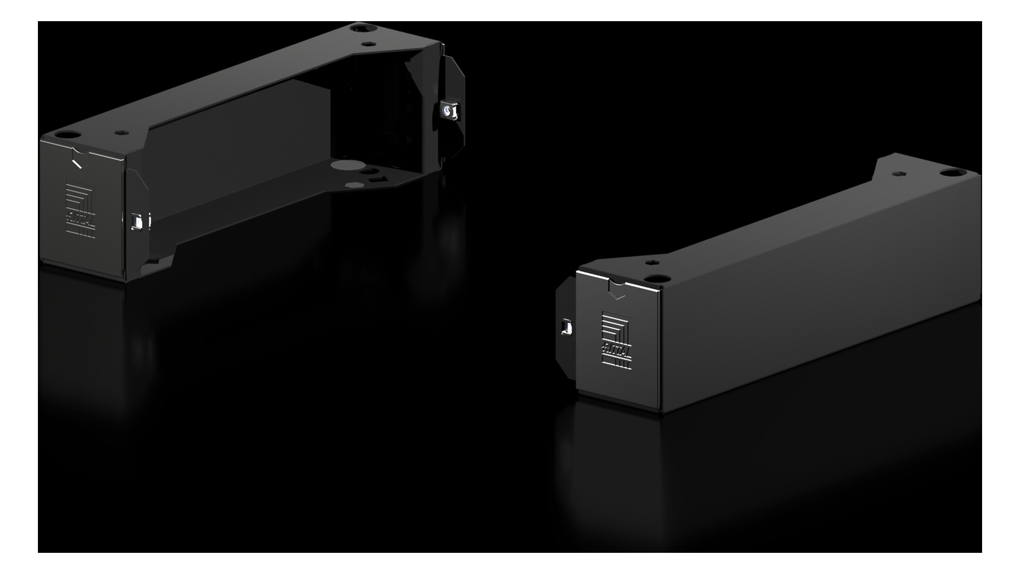 1St. Rittal AX 2830.410 AX Sockel-Elemente, seitlich H:100mm, fü