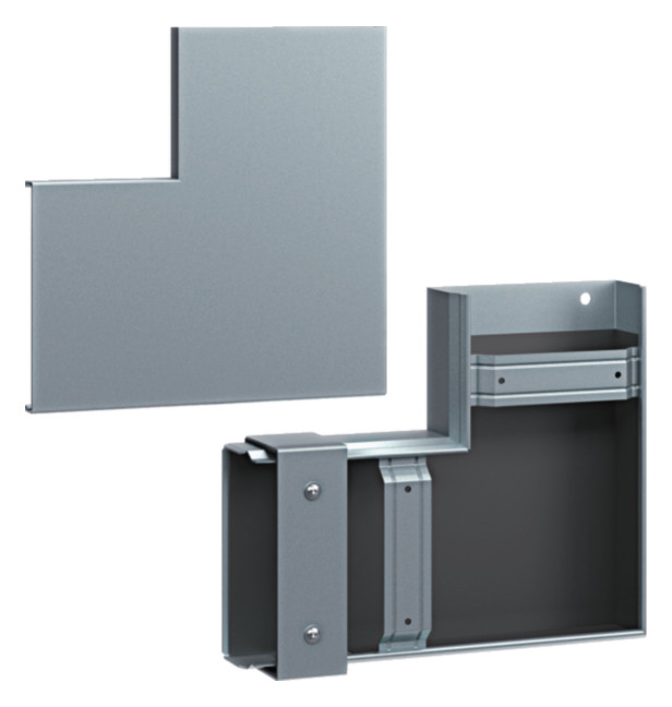 1St. Hager FWKP601505VERZ Flachwinkel FWK-Plus 60x150 verz